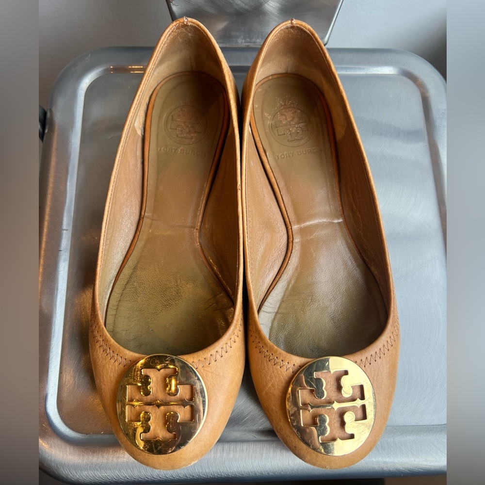 Tory Burch Leather Ballet Flats